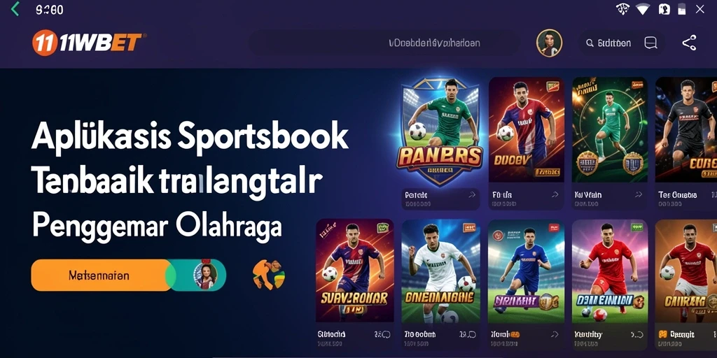 Tampilan menarik dari aplikasi 11WBET dengan pengalaman taruhan yang seru.