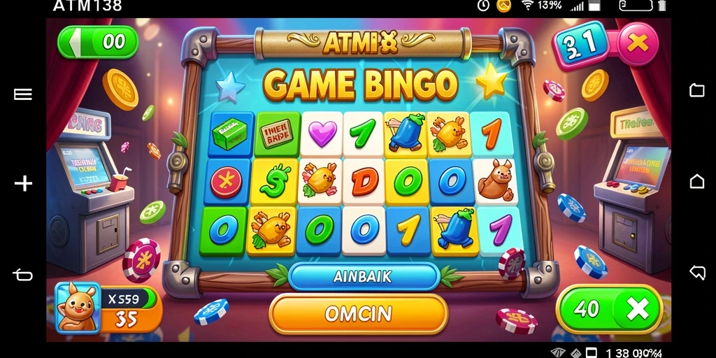 Screenshot gameplay <strong>ATM138</strong> menampilkan momen seru saat bermain Bingo.