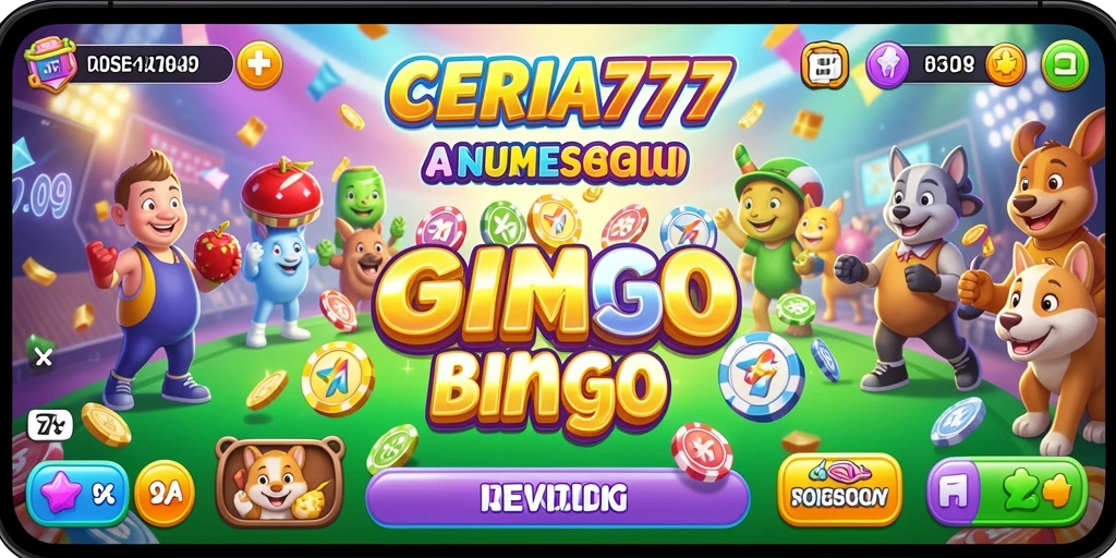 Screenshot dari gameplay seru dalam aplikasi CERIA777 Bingo.