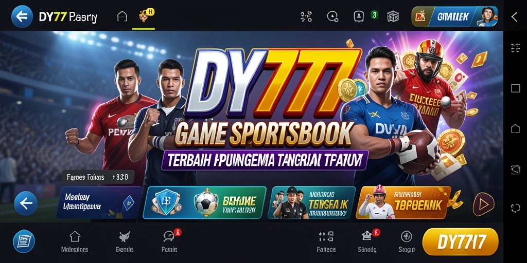 Tampilan gameplay taruhan olahraga yang menarik di DY777.