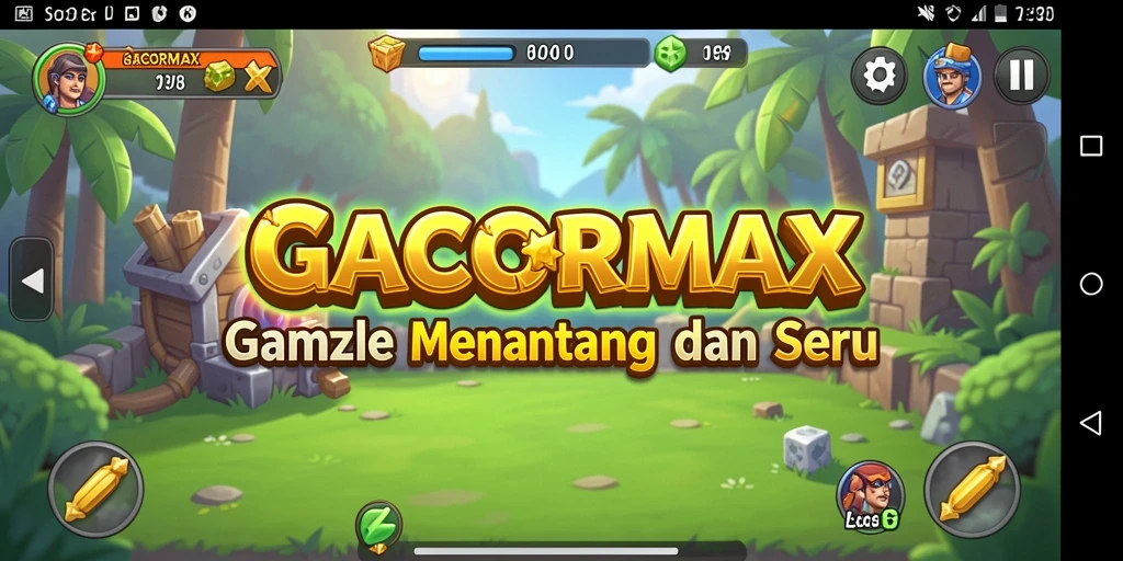 Tampilan gameplay GACORMAX yang menarik dan menantang di layar.