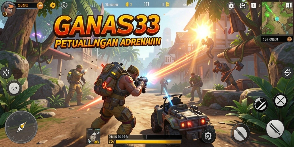 Gameplay seru dan mendebarkan di GANAS33.