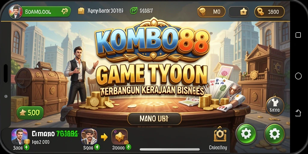 Tampilan menarik dari gameplay KOMBO88 yang penuh tantangan Tycoon.