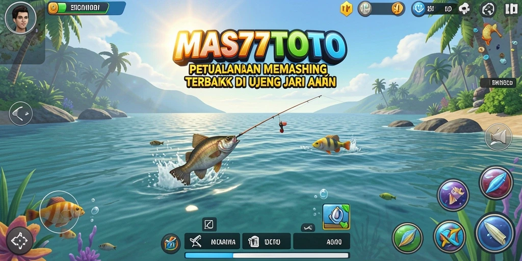 Tangkapan ikan yang besar dan indah dalam gameplay MAS77TOTO.