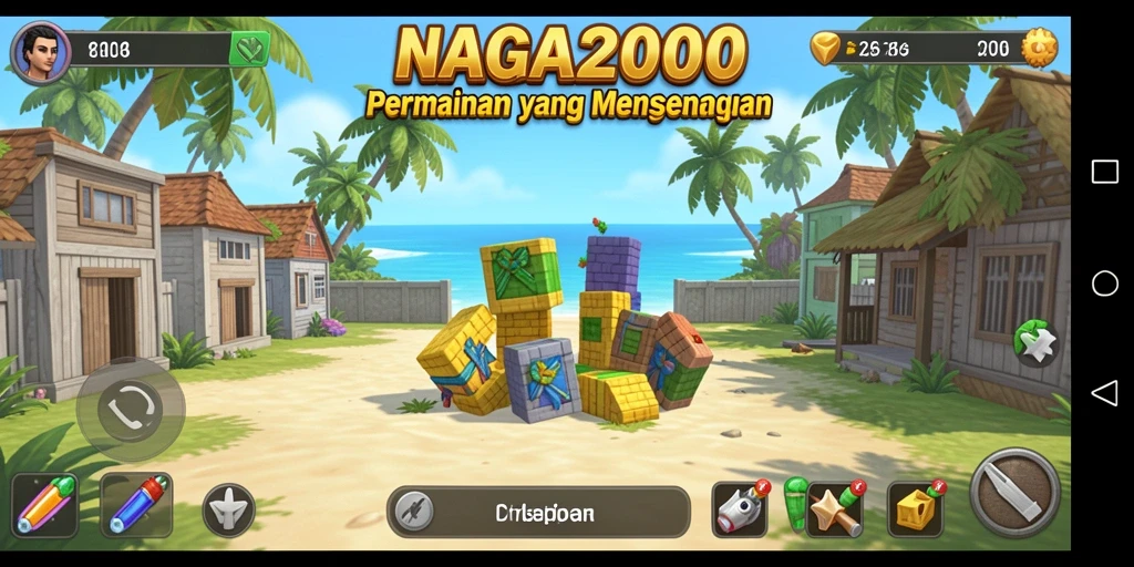 Gameplay santai NAGA2000 dengan karakter menarik dan misi seru.