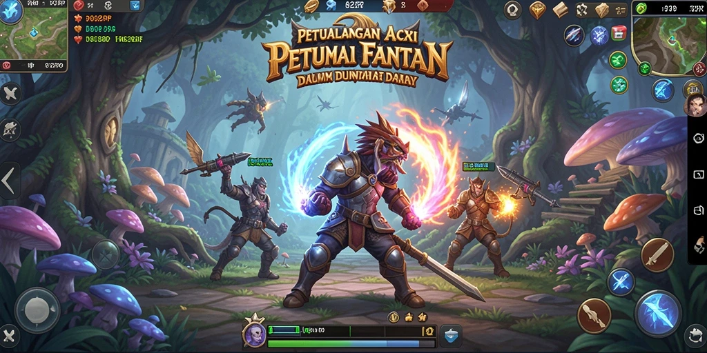 Gameplay seru RP62RP dengan aksi tempur yang mendebarkan.