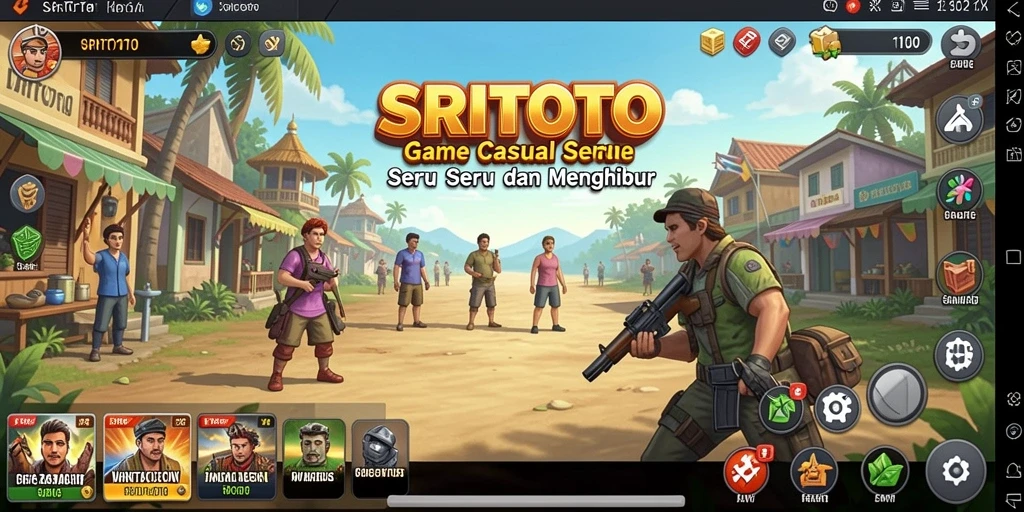 Menampilkan gameplay SRITOTO yang seru dan menghibur.