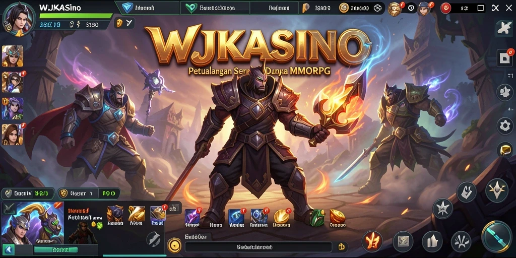 Tampilan gameplay seru di WJKASINO dengan pertarungan yang mengasyikkan.