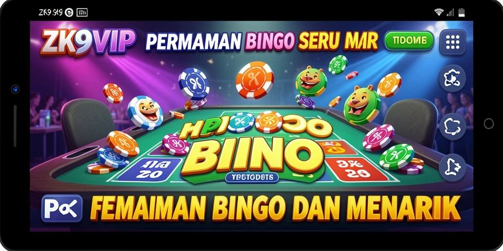 Tampilan gameplay Bingo seru di ZK9VIP.